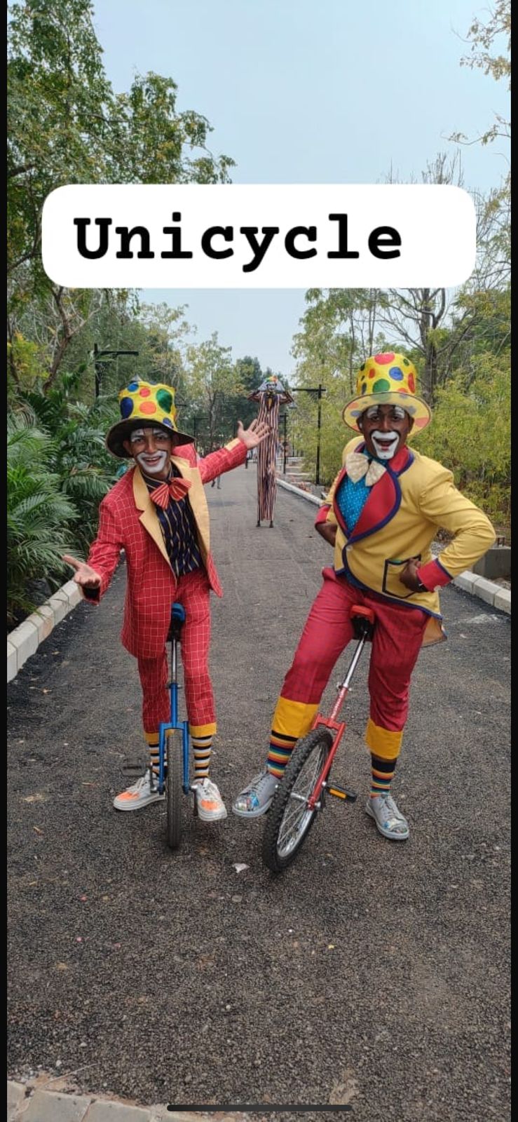 Premium Unicycle Artist Rent in Chandigarh for Birthday, Wedding, Corporate Events